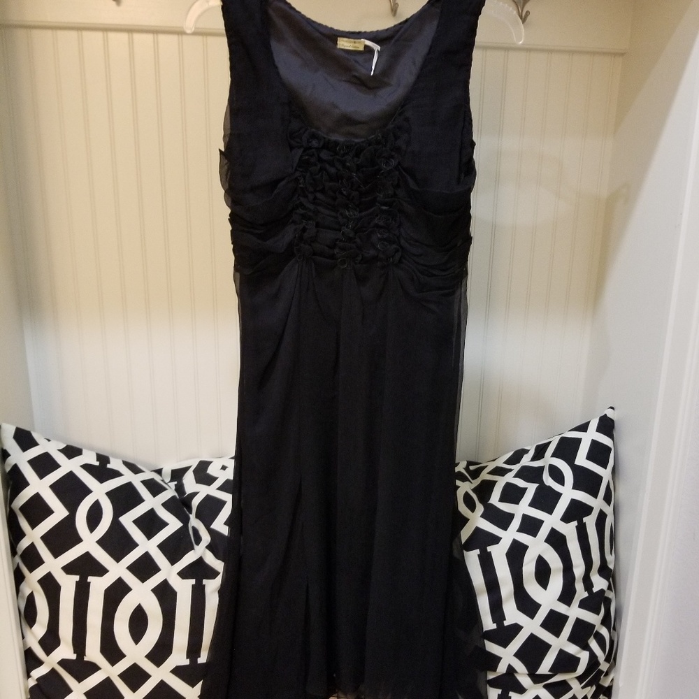 Max Studio Black Midi Dress